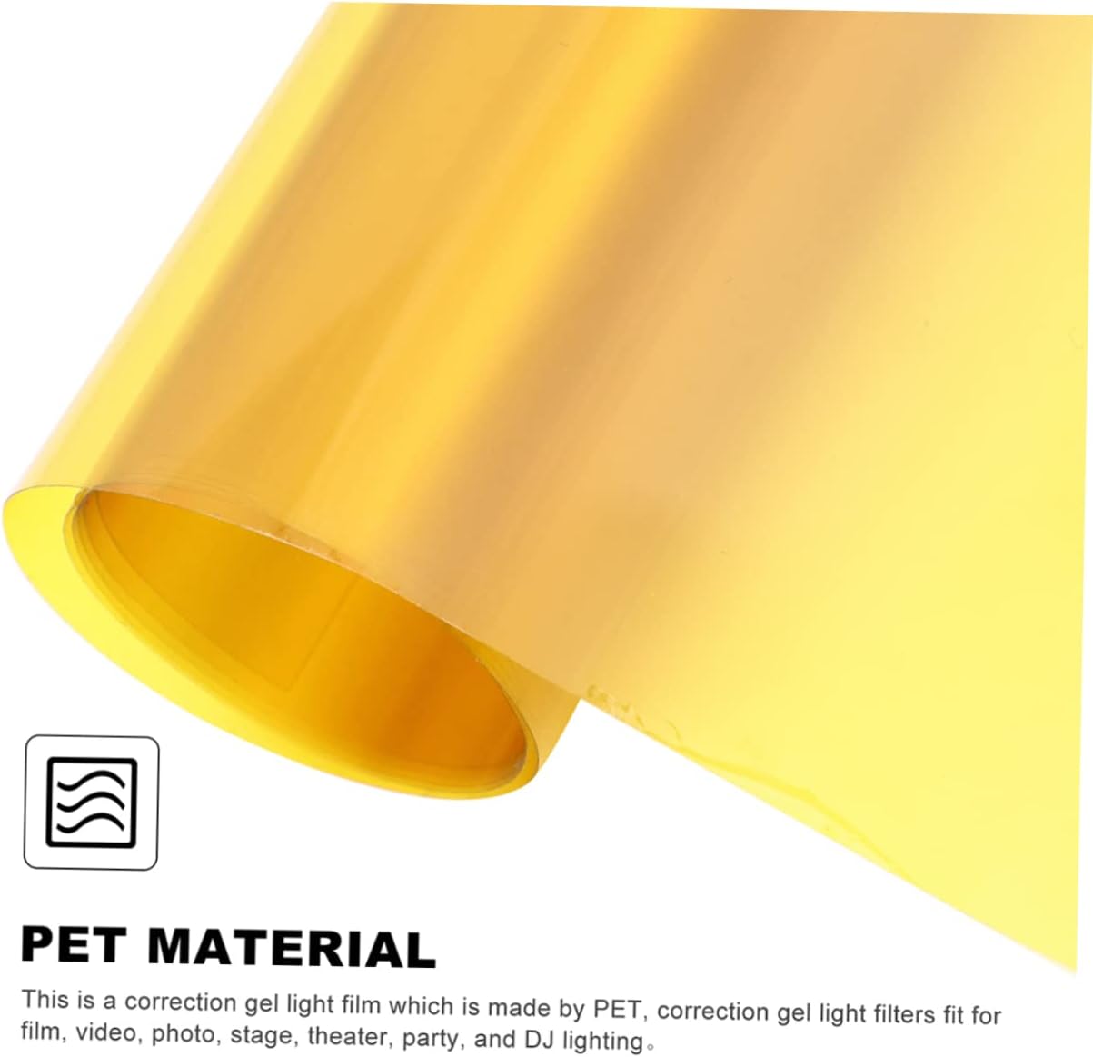2pcs Color Filter Film Sheet for Lighting Effects Gel Light Filter for Stage Theater High Transmission Pet Material for Color Mixing