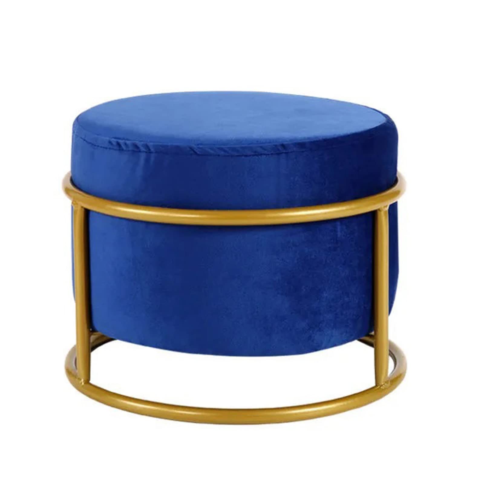 Tabouret ottoman moderne ajustable en hauteur avec assise rembourrée en velours