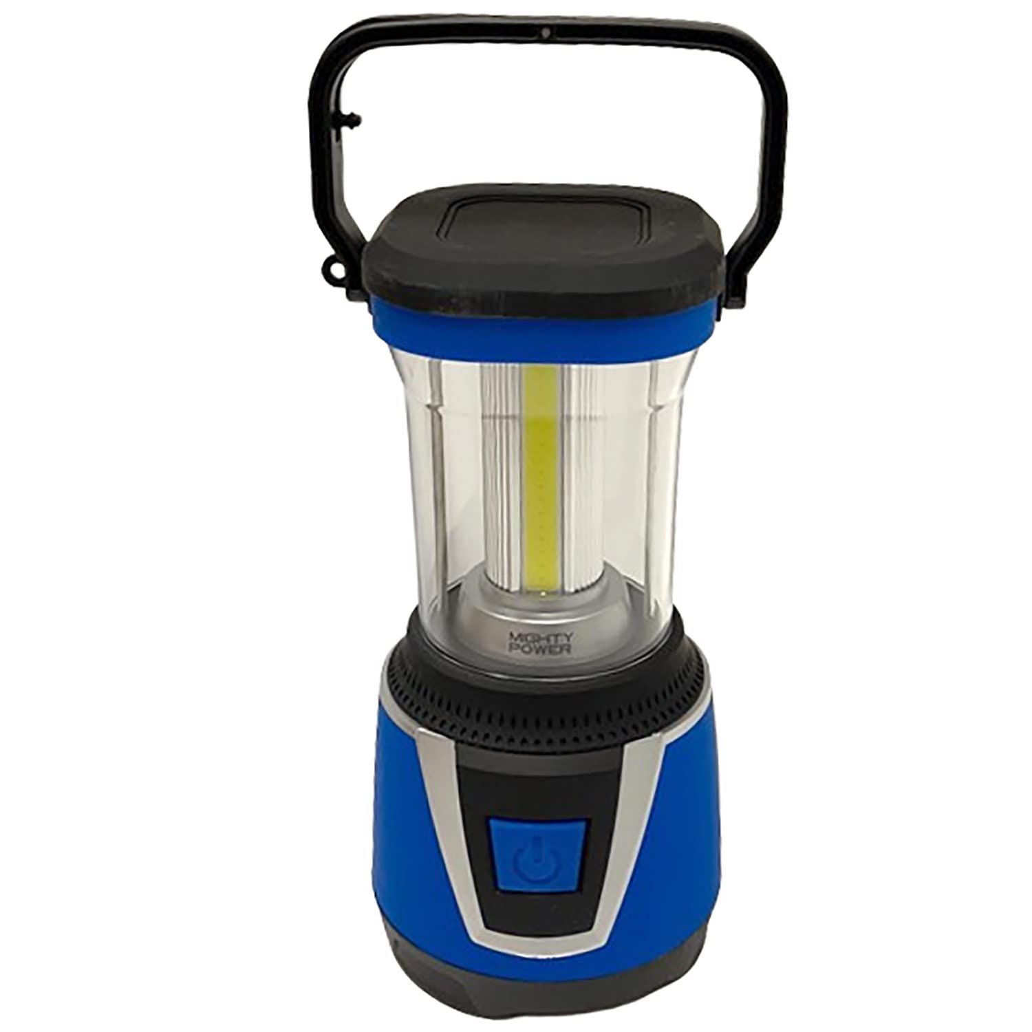 Portable 3D Battery Powered LED Camping Lantern with Rubber Base by Mighty Power, 750 Lumens with 4 Ultra-Bright Modes, Great for Emergency Survival Kits Perfect for Camping, Hiking