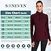Soneven Women's Thermal Fleece Running Shirts Warm Winter Pullover Cold Weather Workout Hiking Tops with Thumb Holes Pockets Sweatshirt(Red-123,S)