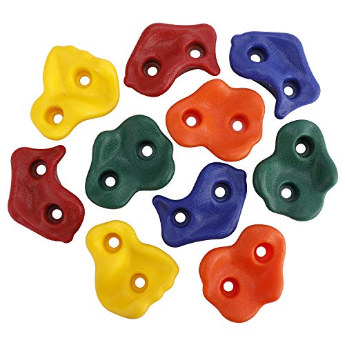 RELMON 35 PCS Rock Climbing Holds Set with Mounting Screws and Hardware for DIY Rock Climbing Wall