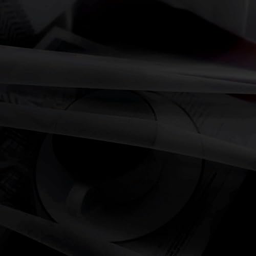 Miniatura 7 de SpaceDresser Paneles de cortina básica de gasa transparente con bolsillo para barra, color negro, 1 par de 2 paneles de 26 pulgadas de ancho y 24