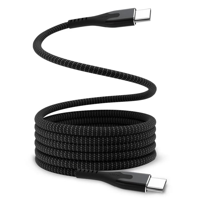 STATIK MAGSTACK™ PRO USB-C to USB-C Fast Charge & Data Cable | Tangle-Free Magnetic Nylon. 6.6ft (2m) (B0D6BL6KCW) Amazon Price History, Amazon Price Tracker