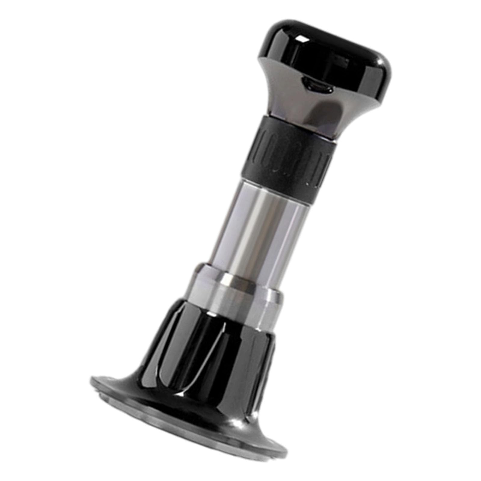 Tsophreniq Commercial Grade Coffee Tamper Auto Leveling Spring Mechanism Stainless Steel Construction Portable Tamping Tool Stainless Steel Espresso Tamper Tool