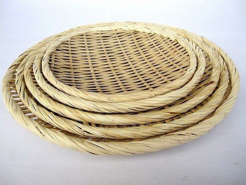 Amazon | お蕎麦や鍋に 竹製 盆ざる 27cm 竹ざる 盆ザル 水切りざる