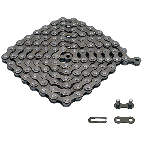 Hycline Bike Chain Single Speed,Bicycle Chain 1/2x1/8 Inch,Special Steel for Road Mountain Racing Cycling (114 Links)