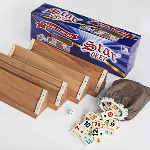 Star Rummy Tile/Okey Juego con Contenedor y Dados miniatura 4