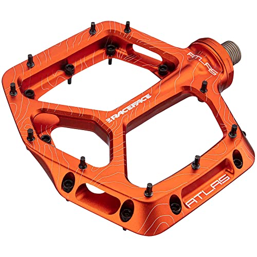 Pédales ATLAS orange 2021 évite de glisser en VTT sur terrain boueux