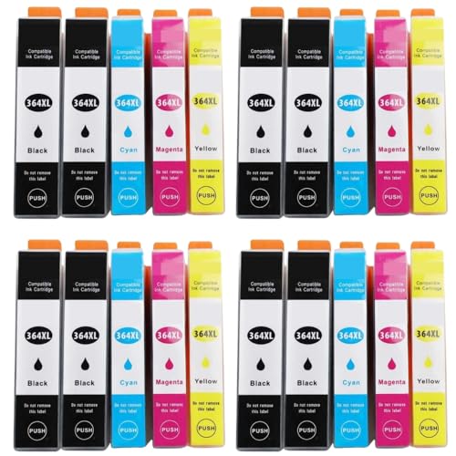 Cartouches 364XL pack de 20 encre imprimante jet d'encre HP 364 XL
