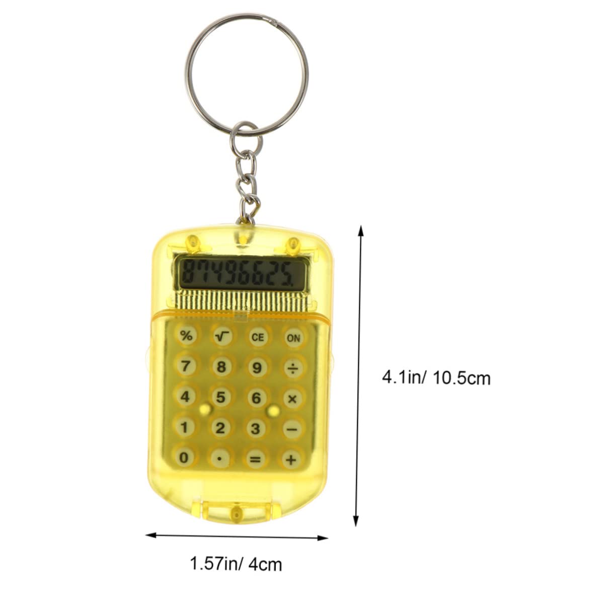 DOITOOL 8 Digits Display Calculator Keychain School Office Home Toys Boys and Girls Colleagues Friends