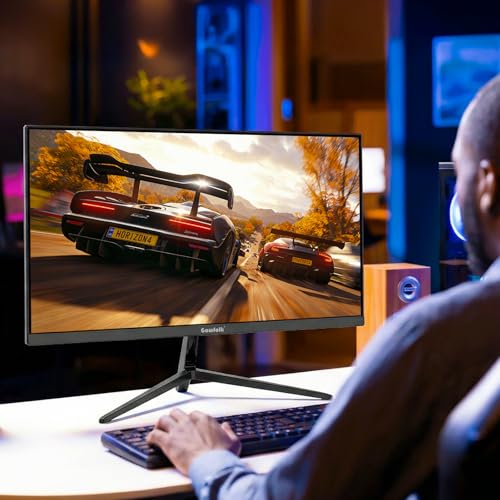 Image of Gawfolk 27 Inch Gaming Monitor IPS 260Hz, QHD 2560 * 1440p PC Monitors, Computer Screen for Home & Office, Support HDMI & DP, Wall Mount Compatible 75 * 75mm, Black
