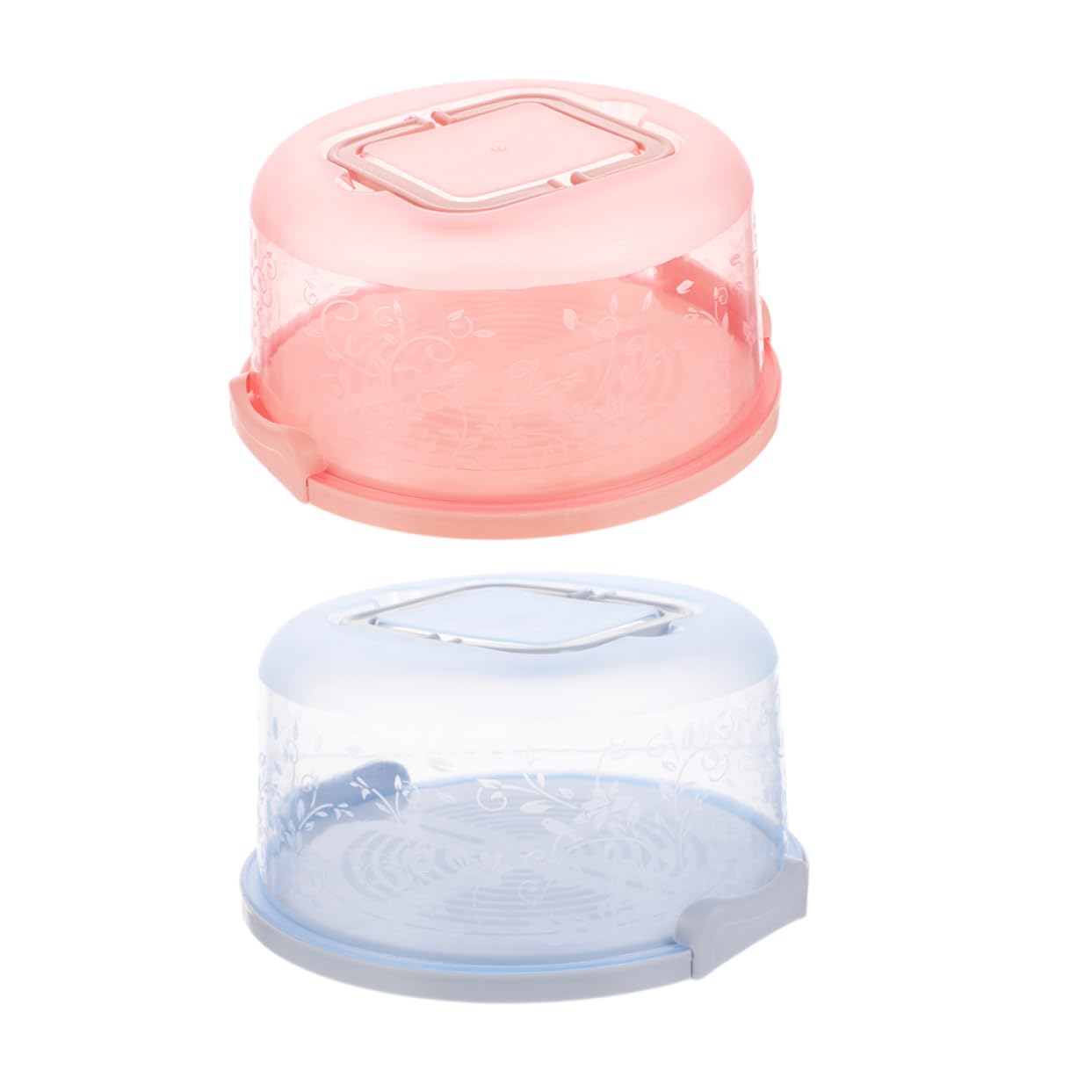 ABOOFAN 2pcs Transparent Cake Boxes Portable Cake Storage Containers Clear Plastic for Perfect for Birthday Special Events