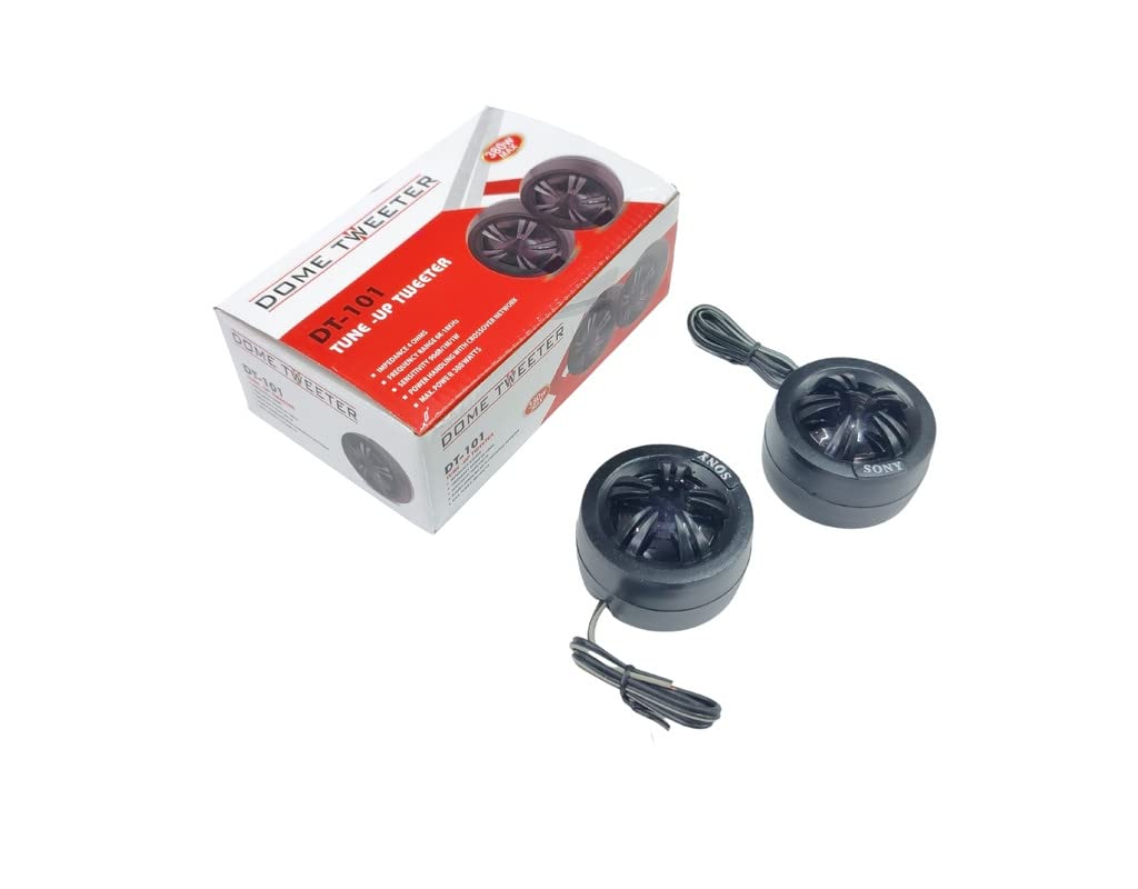ESPtronics 1 Pair Car Tweeter Speaker Set with Crossover with Home Audio Model DT-101 380W