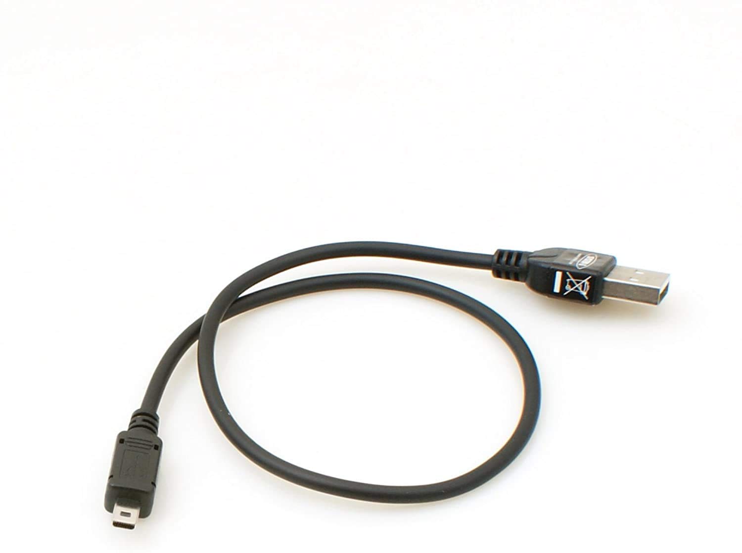 System-S 8-Pin USB Male to USB A Male Data Cable for Nikon Coolpix UC-E6 UC-E16 UC-E17