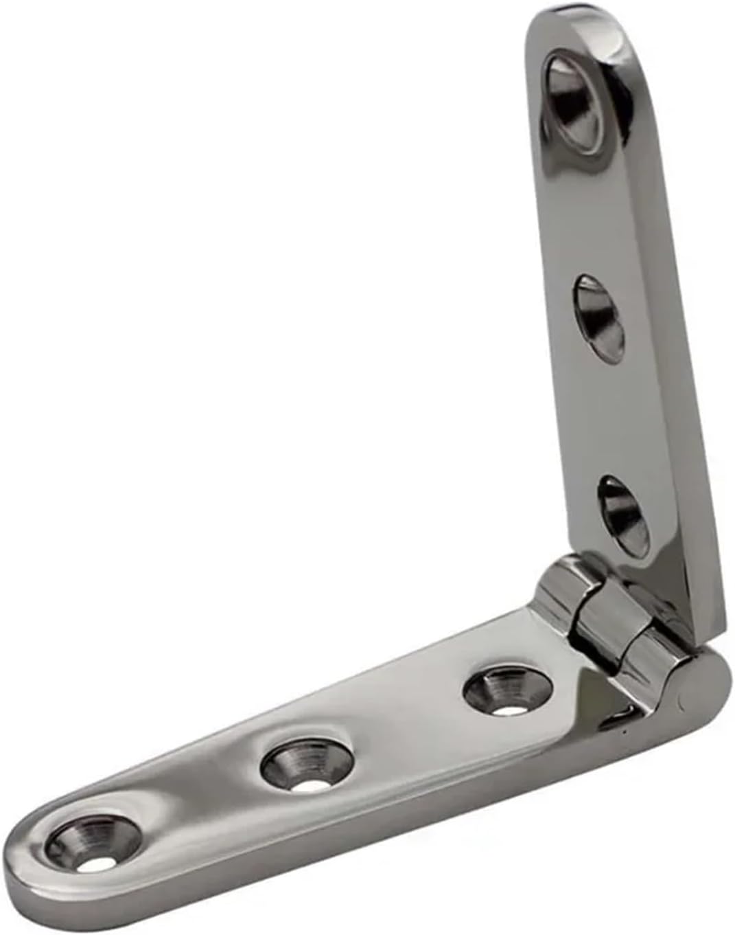 316 Stainless Steel Marine Boat Deck Cast Long Strap Hinge 2pcs / 4Pcs 28x152mm with 6 Holes Mirror Polish Hardware Cast Door(4PCS)