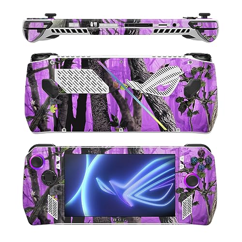 Image of MightySkins Skin Compatible with Asus ROG Ally - Purple Tree Camo | Protective, Durable, and Unique Vinyl Decal wrap Cover | Easy to Apply, Remove, and Change Style