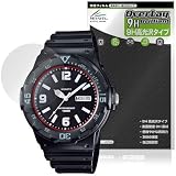 ミヤビックス CASIO Collection STANDARD MRW-200H シリーズ 対応 保護 フィルム 高硬度 9H 光沢 PET製 強化ガラス同等の硬度 日本製