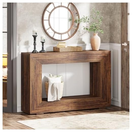 Tribesigns Farmhouse Console Table - Versatile Storage