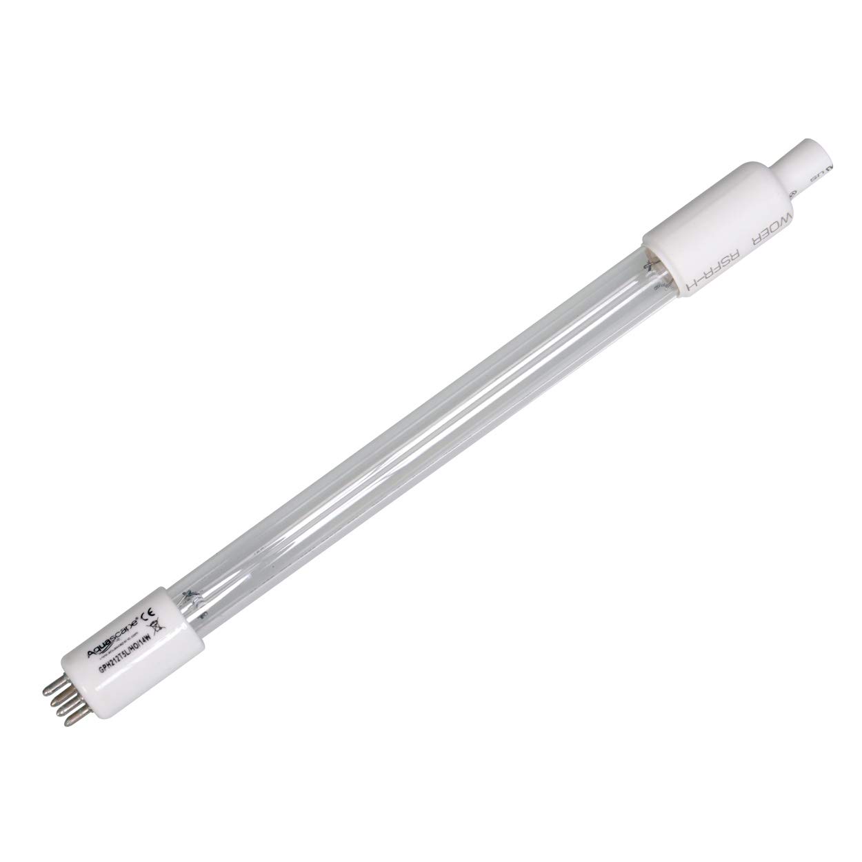 14 Watt 95030 Replacement UV Bulb For Pond Filters – 9-Inch T5 Quartz Bulb, 4-Pin Base – Compatible With Aqua-Scape UltraKlean 2000 – High Output 254nm