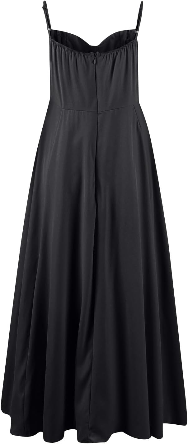 Midi Corset Dress for Women 2025 Fall Elegant Tulle Vintage Party Dress Flowy Pleated Hem Low Cut Prom Dresses - Image 6