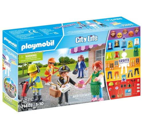 PLAYMOBIL 71402 My Figures City Life, 5 play figures with more than 1000 possible combinations - Image 2