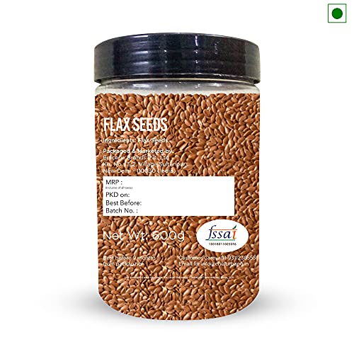 Image of Chef Urbano Flax Seeds 600g | Alsi Seed | Raw and Natural | Immunity Booster | Rich in Protein and Fiber | Seeds for Eating | Diet Food