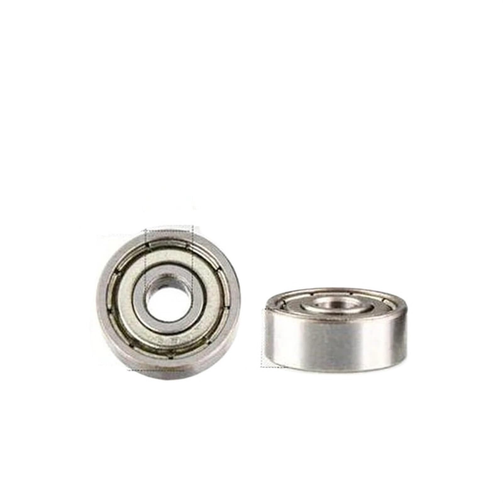 Bearing, 2PCS Ball Bearing 608zz 623zz 624zz 625zz 635zz 626zz 688zz Deep Groove Flanged Pulley Wheel Wear Resistance(626ZZ)