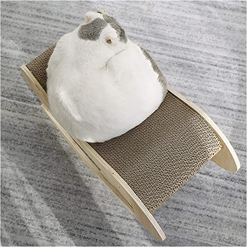 Arbre à chat à bascule en carton ondulé compact pour petit espace - 6