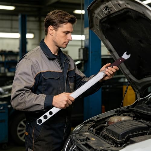 Règle de précision multifonction graduée avec clé intégrée pour vos mesures de menuiserie - 2