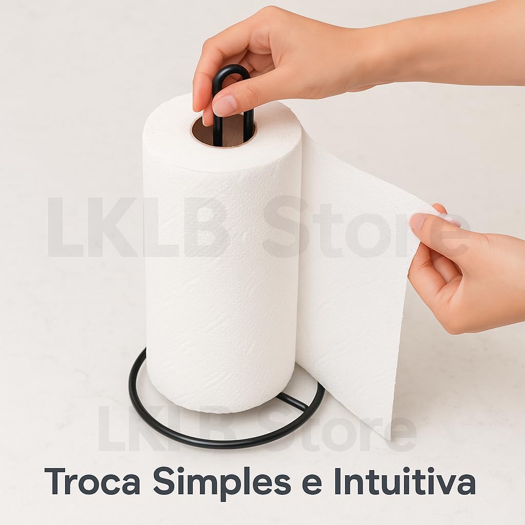 Suporte De Mesa Para Papel Toalha Aço Inox Preto Minimalista, Antiferrugem, Estável, Ideal Para Cozinhas Modernas E Pequenas Suporte De Mesa Para Papel Toalha Aço Inox Preto Minimalista, Antiferrugem, Estável, Ideal Para Cozinhas Modernas E Pequenas