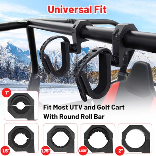 image for StarknightMT UTV Gun Holder - Roll Bar Tool Gun Rack Fits for 1