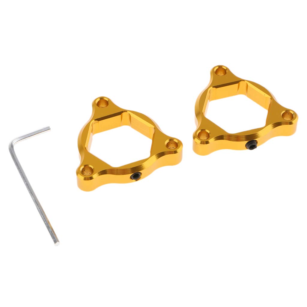 Coppia Di Regolatori Di Precarico Forcella Anodizzata Esagonale Anteriore Per Moto CNC 22mm Per HONDA CBR 929RR CBR1000RR CBR 600RR CBR 954RR - Dorato