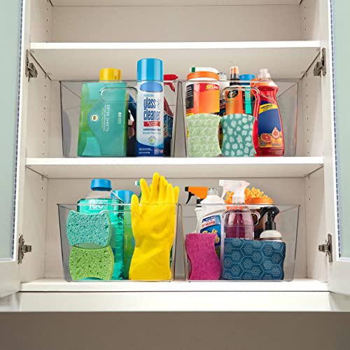 ClearSpace Clear Plastic Storage Bins – XL 4 Pack Perfect for Kitchen,Fridge, Pantry Organization, Cabinet Organizers by ClearSpace - Image 2