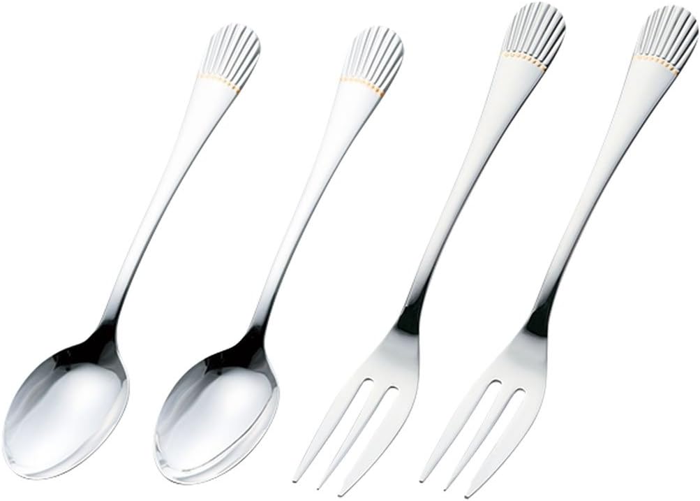 ノリタケ(Noritake) Tea Set (5 Pieces), 長さ：約13cm, 06: Spoon (Pink Gold Plated)