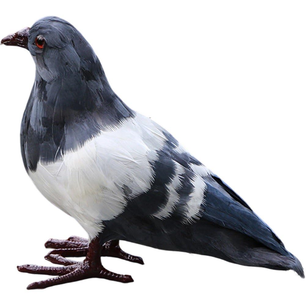 Statue de pigeon et sculpture de colombe en résine pour décoration extérieure et jardin