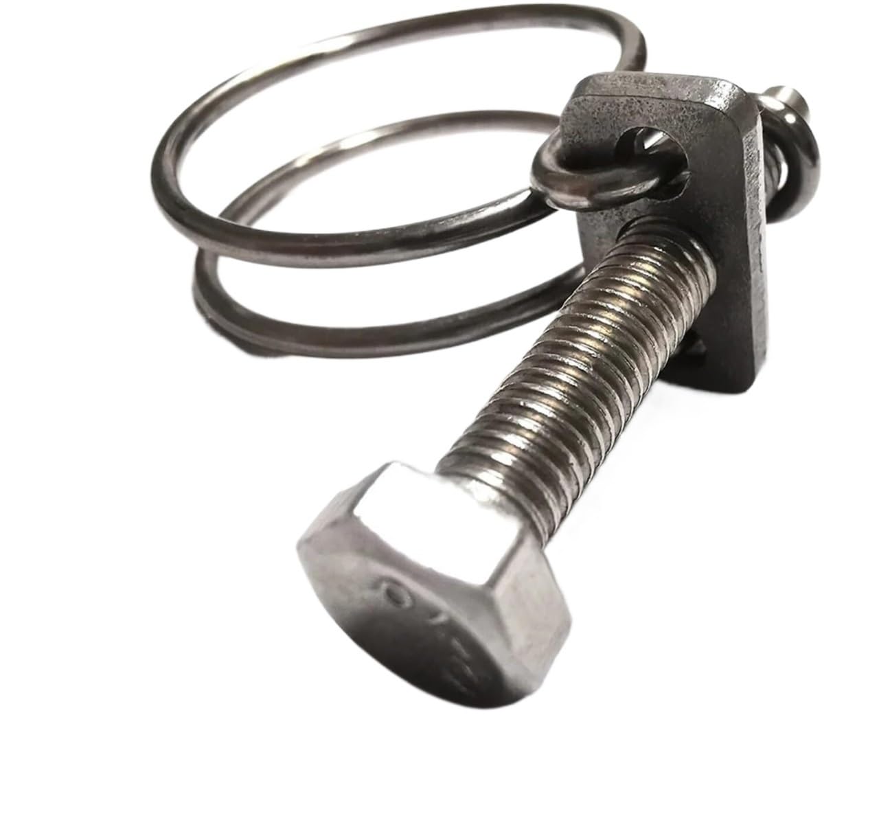 Doppel-Drahtschlauch-Bolzenbefestigungsklemme, 304SS 105C Doppeldraht-Rohrschellen, Wasser-Lüftungsrohre, Multi-Size-Packung 2–20 Stück(89-95mm(5pcs))