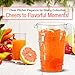 Dining Collection Clear Plastic Pitcher – 52 oz – 2 Pack - Round Elegant Design -Easy Pour – Durable Plastic Pitcher for all Occasions