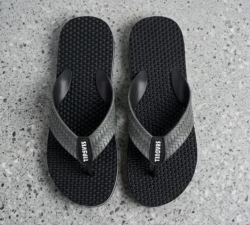 Image of SGLAQPM Men's Flip Flops | Comfortable Casual Slippers for Men | Bathroom Slipper /Chappal for all, easy to put in /out, Long Life Slippers