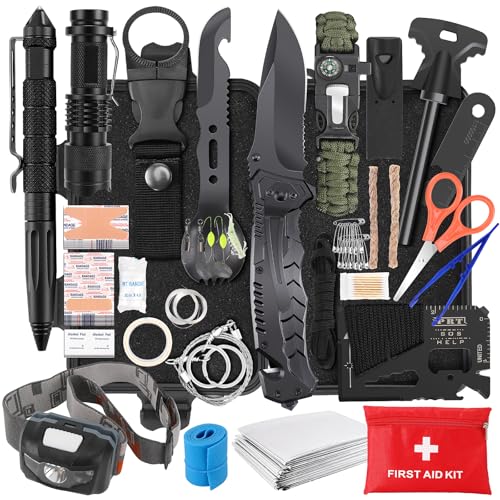 Gifts for Men, Women, Dad Christmas PIXATO Survival Kits, Survival