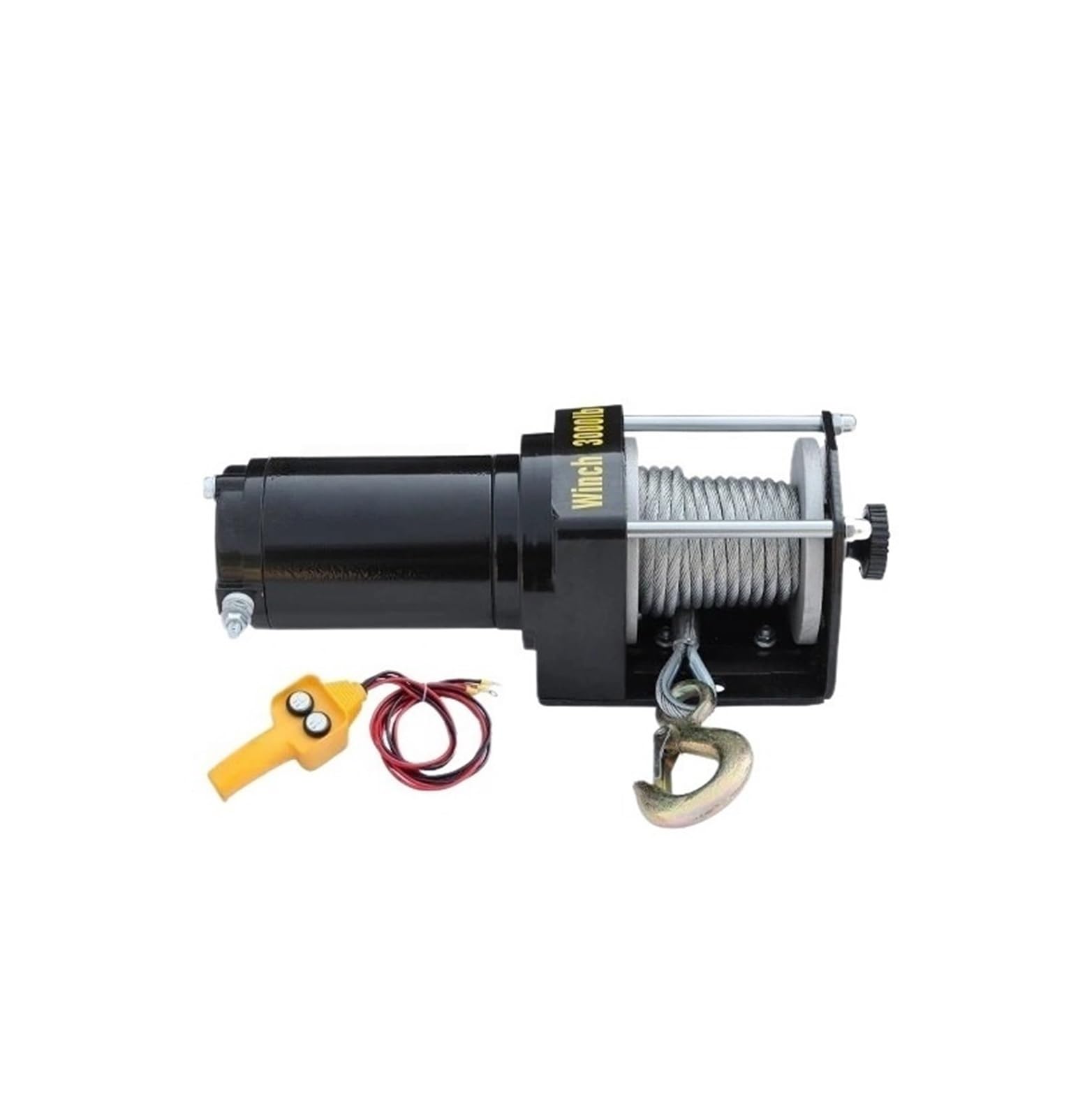 Paranco Elettrico Argani Elettrici Per Auto Fuoristrada Montati Su Veicolo 12v Gru Per Camion Con Trazione Elettrica Multifunzione Verricello Elettrico(A 12V-3000LBS)