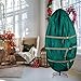 Upright Christmas Tree Storage Bag - Canvas Cover for 7.5-Foot Artificial Trees, Inflatables, and Christmas Decorations by Tiny Tim Totes (Green)