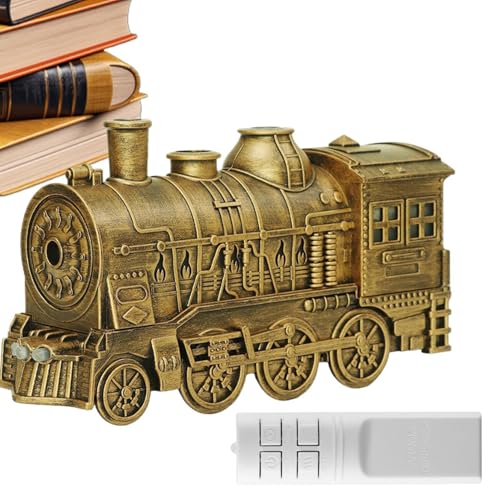 Difusor de tren – Difusor de tren de vapor vintage, difusor de aceite fácil de usar | Humidificador de trenes | Difusor de aroma para dormitorio, guardería, escritorio