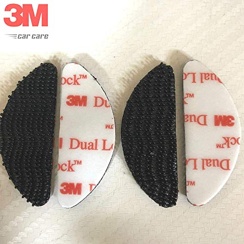 StickersLab - Adhesivo velcro para fijación Telepass original 3M Dual Lock Negro (4)