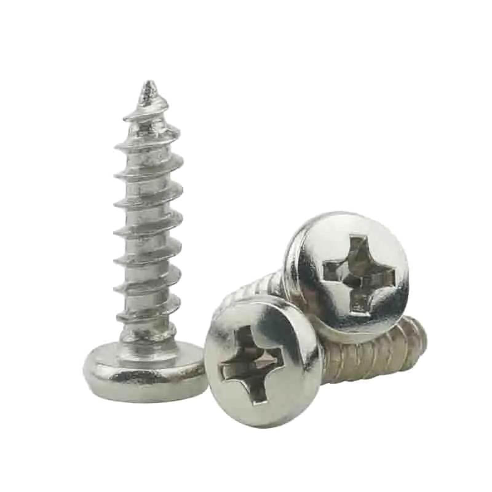 AUPROTEC Viti Autofilettanti TORX 3,9 x 9,5 mm testa mezza tonda flangiata zincata nera, 10 pezzi