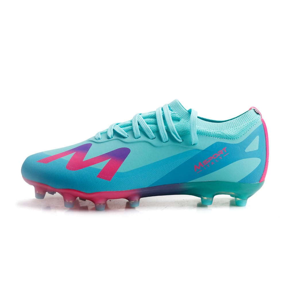 Scarpe da Calcio Bambino Scarpe Sportive Ragazzo con Tacchetti Allenamento Professionale