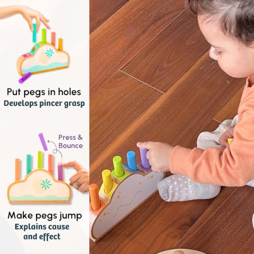 Image of Curious Cub Foldable Jungle Gym for Kids Indoor | Contain Rock Climbing for Kids At Home, Gymnastic Rings (Pop-up)