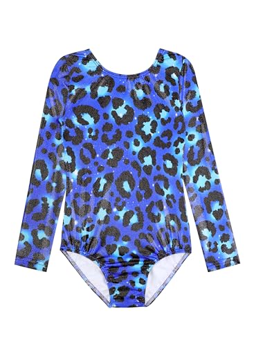HOZIY Long Sleeve Leotards for Girls Gymnastics Kids Toddler Tumbling Outfits Floral Unicorn Galaxy Rainbow Stripe Pattern