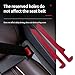 IHOTDER 2PCS Car Seat Gap Filler - Car Seat Gap Filler Organizer for Holding Phone,Key,Purse - Universal Car Gap Filler Fits CCar Truck SUV Car Interior Accessories (Burgundy/2PCS)…
