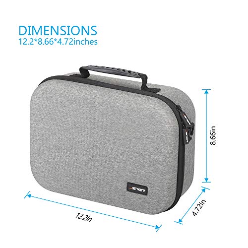 JSVER Reistas voor Oculus Quest Hard Shell EVA All-in-one VR Gaming Headset Case Beschermende doos met schouderriem… - Afbeelding 3