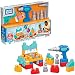 Mega Bloks Playset del Costruttore con Trapano Funzionante e 32 Blocchi da Costruzione, Giocattolo per Bambini 2+Anni,GXK36